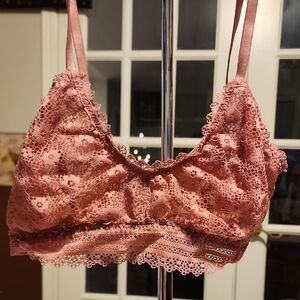 Lace Bralette in Pink